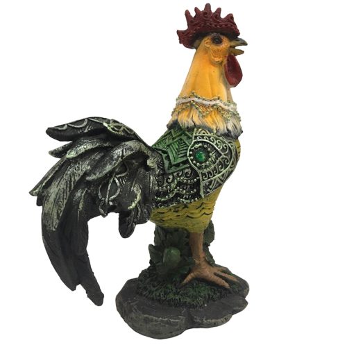 Figura Decorativa Adorno Gallo Multicolor