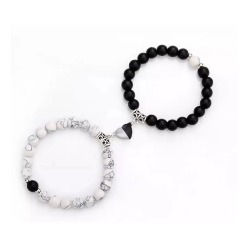 Pulseras Parejas Con Imán Corazón Regalo San Valentín