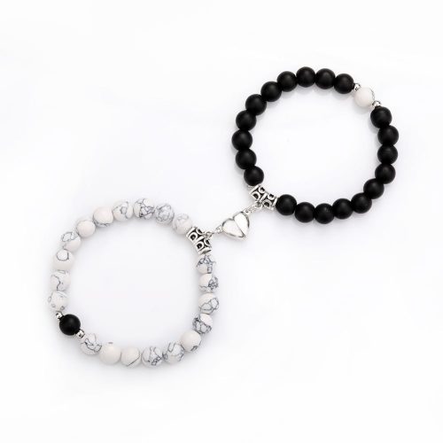 Pulseras Parejas Con Imán Corazón Regalo San Valentín